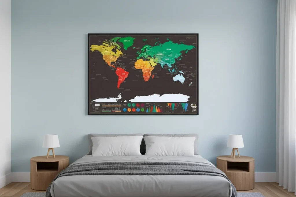 Where I’ve Been™ Scratch Map for Adventure Enthusiasts