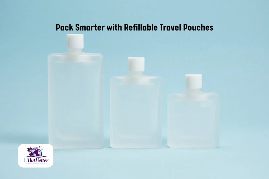 Pack Smarter with Refillable Travel Pouches - Set of 2 - Image 3